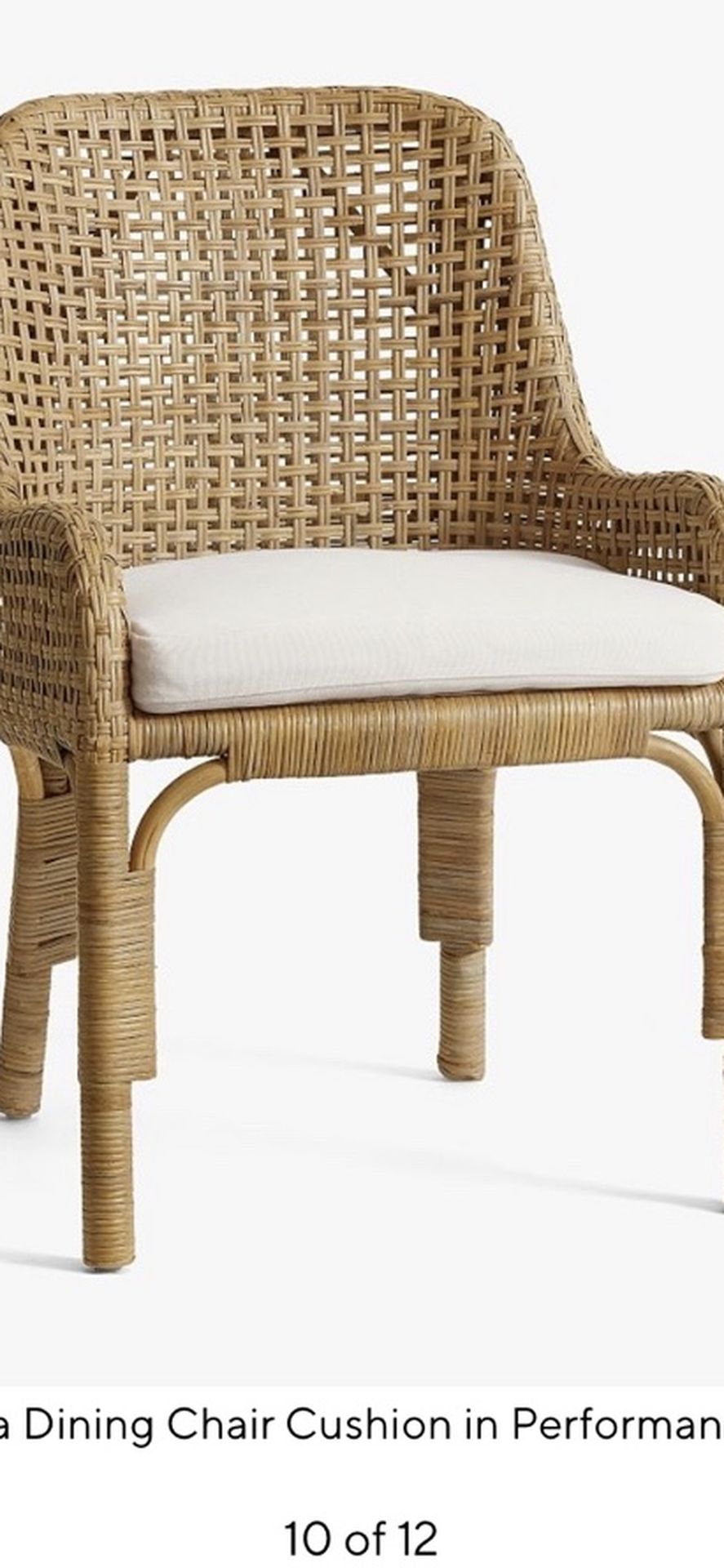Pottery Barn Mesa Rattan Chair! Never Opened Brand New!!