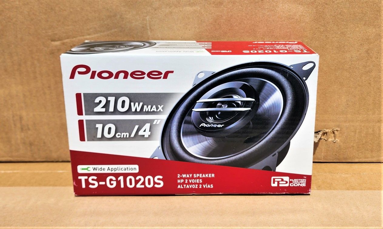Pioneer Car Speaker Set 4 Inch 2-Way Coaxial Speaker System 210 Watts TS-G1020S 🚨 Payment Options Available 🚨 No Credit Needed 🚨