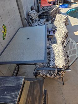 Table and chairs