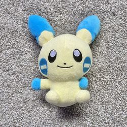 MINUN Pokémon Plush Toy Stuffed Animal Figure Nintendo