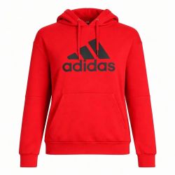 Women’s Adidas Red Pullover Hoodie, M