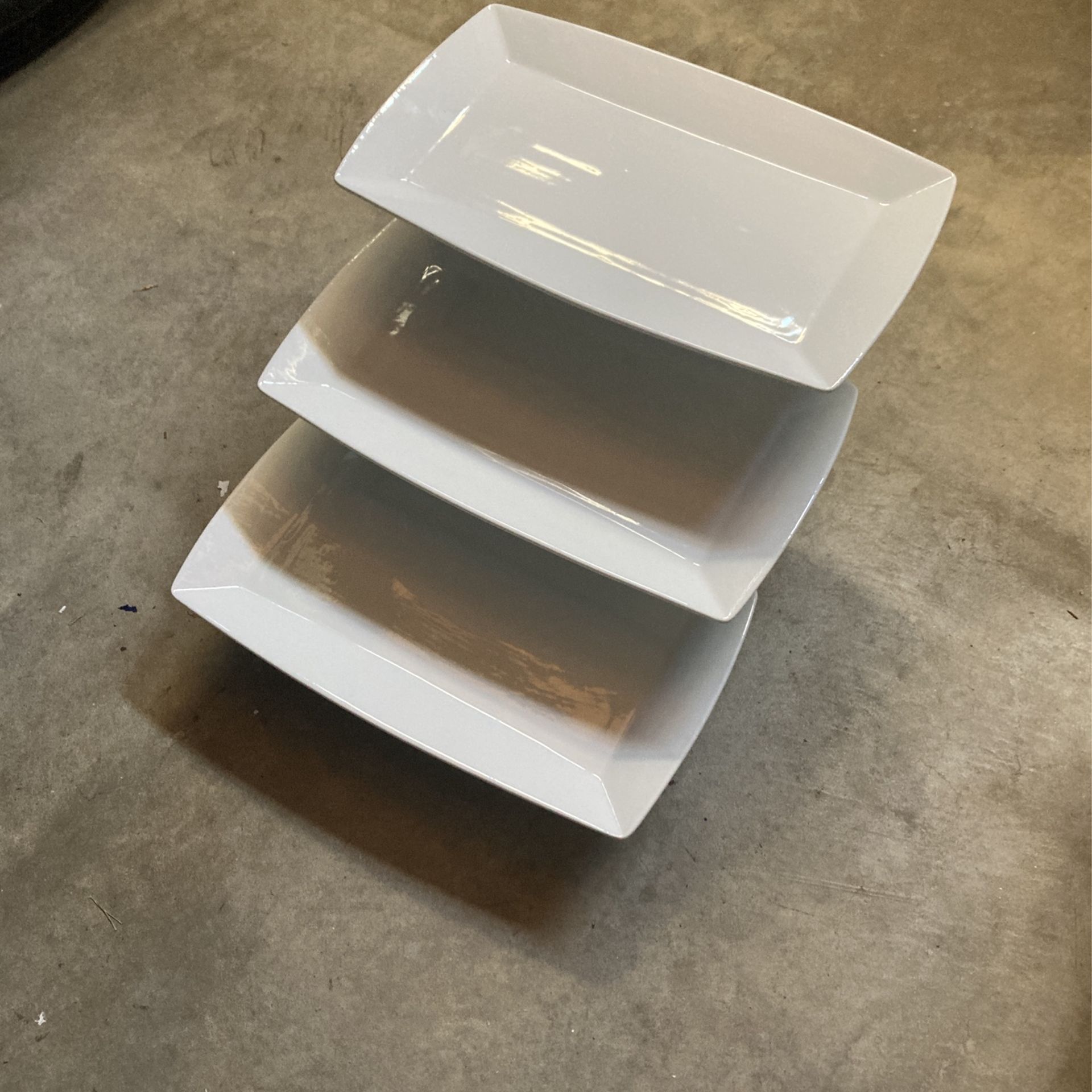 3-Step Serving Plates With Rack