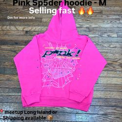 Pink Sp5der Hoodie 