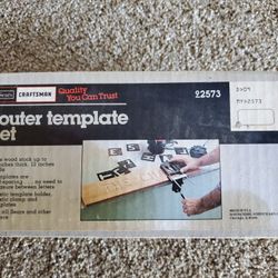 Craftsman Router Template Set