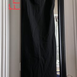Fit & Flare “Hi-Lo” Black Dress