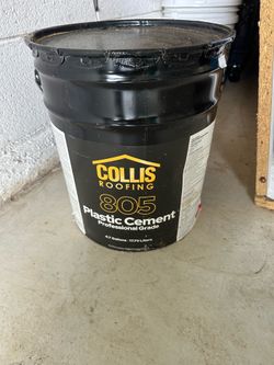 Half Bucket Roofing Plastic Cement — Collis 805