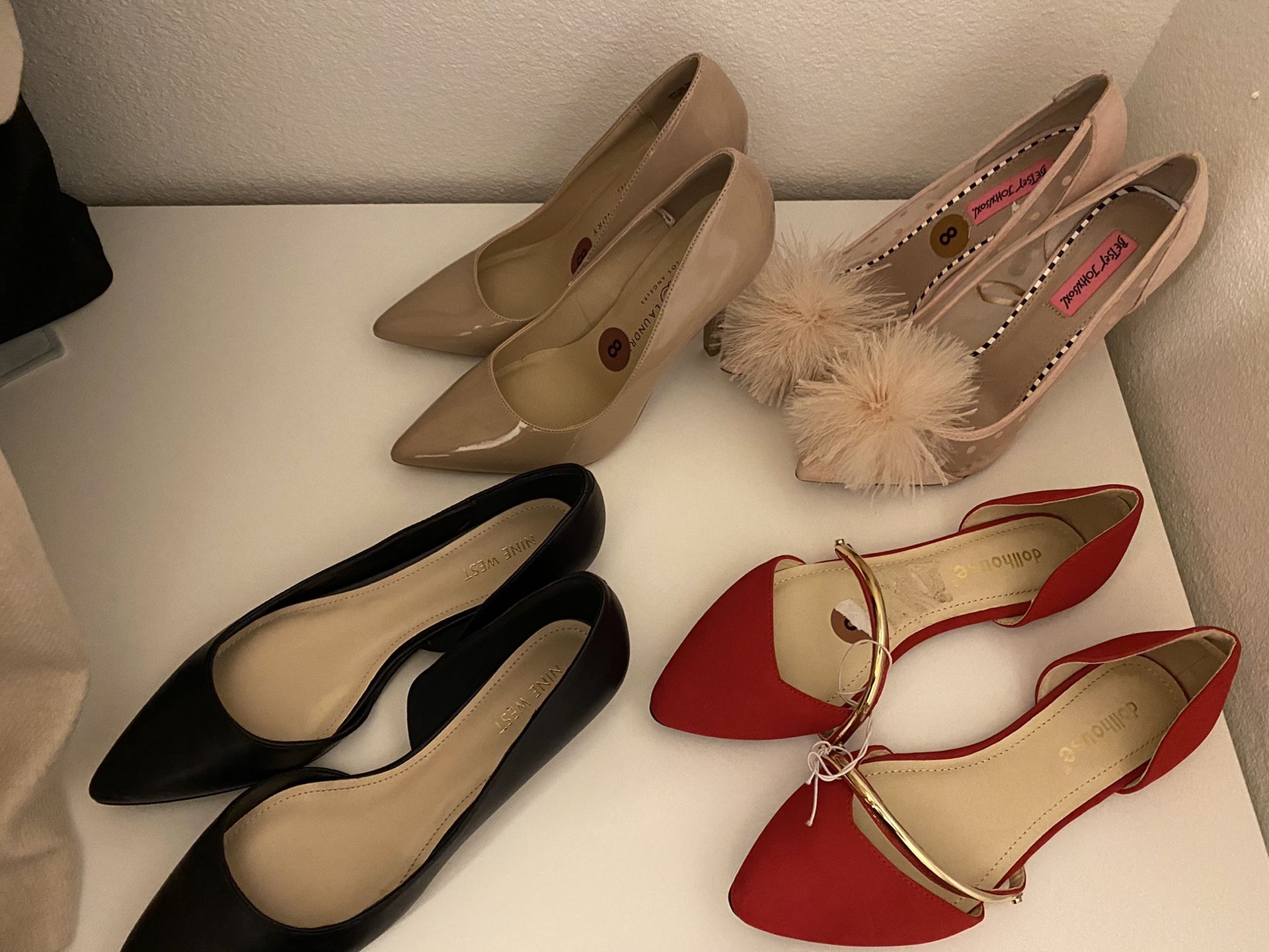 Heels, boots, flats