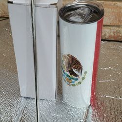 Mexican Flag Custom 20oz Tumbler 