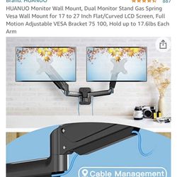 Dual Monitor Walk Mount