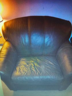 Genuine Leather Armchair
