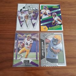 Justin Jefferson RC Rookie LOT Minnesota VIKINGS