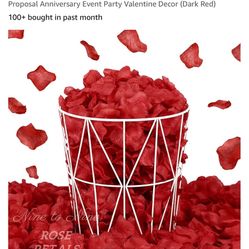 Separated, Ready-to-use) 1000 PCS Rose Petals for Wedding Artificial Flower Petals for Romantic Night for Him Set or Her, for Proposal Anniversary Eve