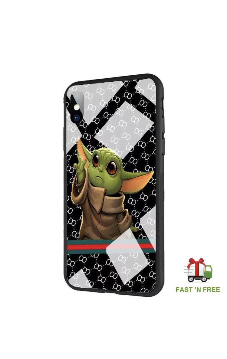 IPhone Case for 7/8 Plus to 11 Pro Max Baby Yoda Cover