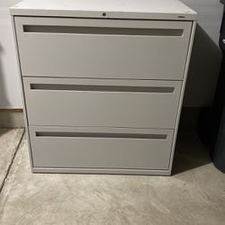 Large 3 Drawer File Cabinet