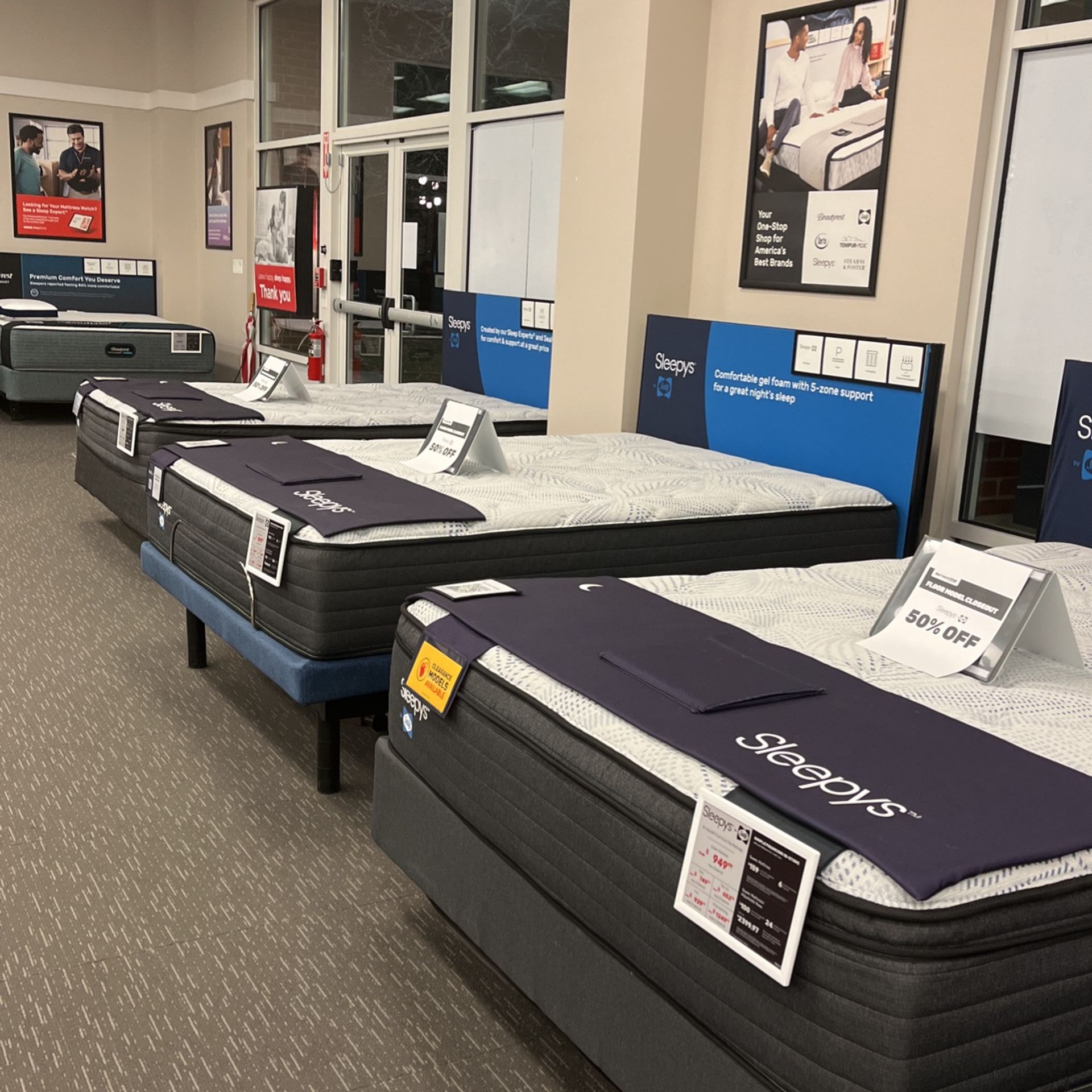 Mattress Firm Floor Models