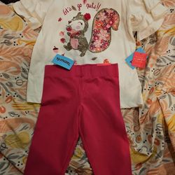 Girl Legging N Shirt Set 