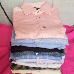 MEN'S SHIRTS SIZE MEDIUM, LARGE and XL ( all for $20 )