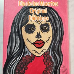 Dia de los Muertos Original Paintings