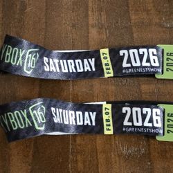 Two Skybox Hole 16 Tickets For Saturday 
