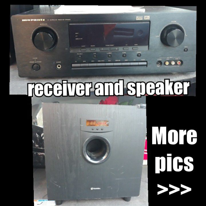 MARANTZ model# SR5200 stereo receiver, owners manual and A-Neutronics model# A-N 512 powered speaker, LOOK AT MY PROFILE FOR OTHER OFFERS