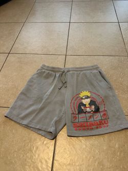 MEN SIZE L NARUTO RAMEN SHOP DRAWSTRING SHORTS