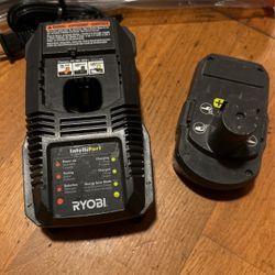 Ryobi One Charger And Battery