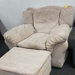 Large Chair With Ottoman 