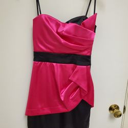 DRESS - STRAPLESS COCKTAIL, SIZE 3/4