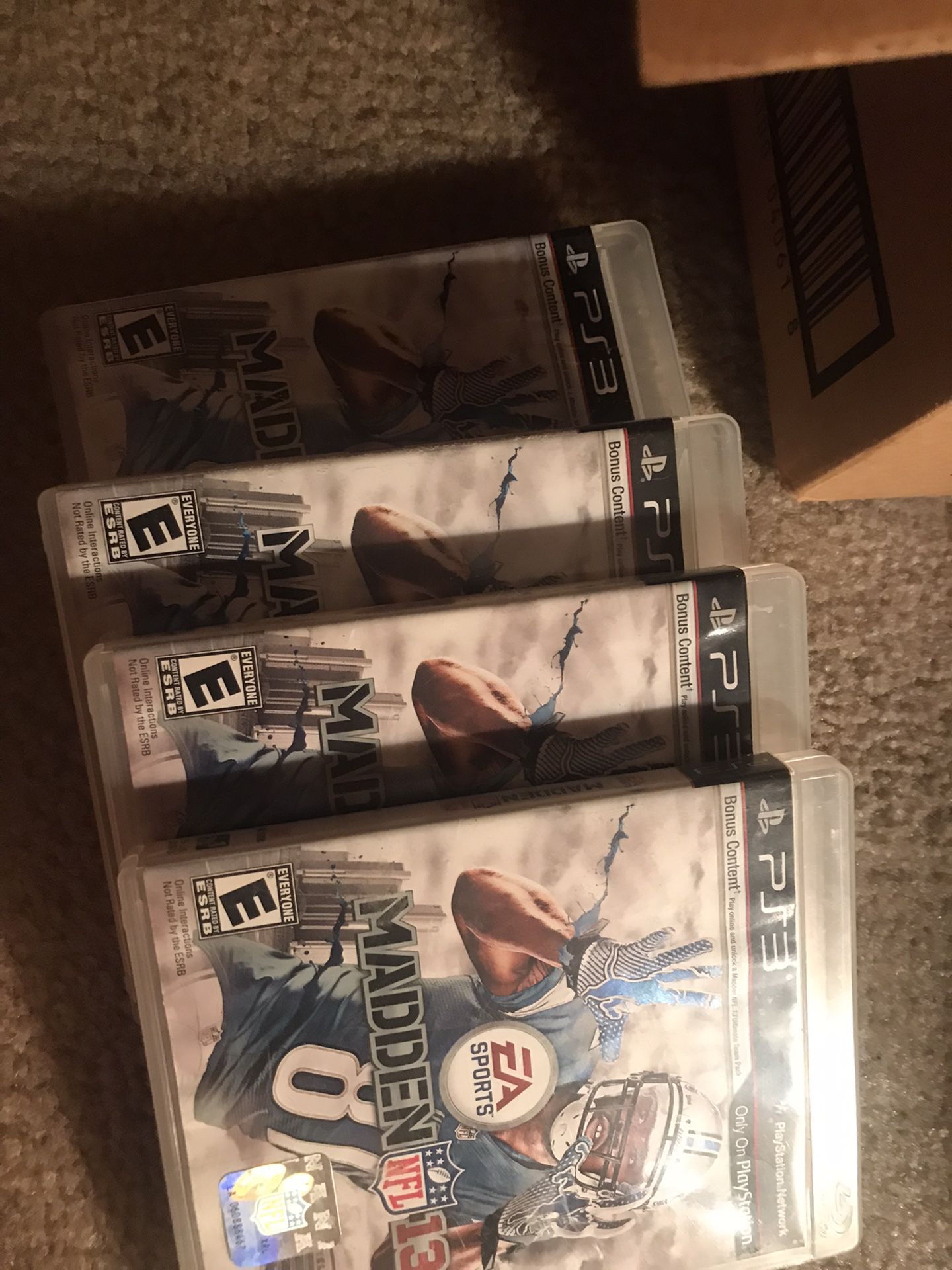 4 Copy’s Of Madden 13 