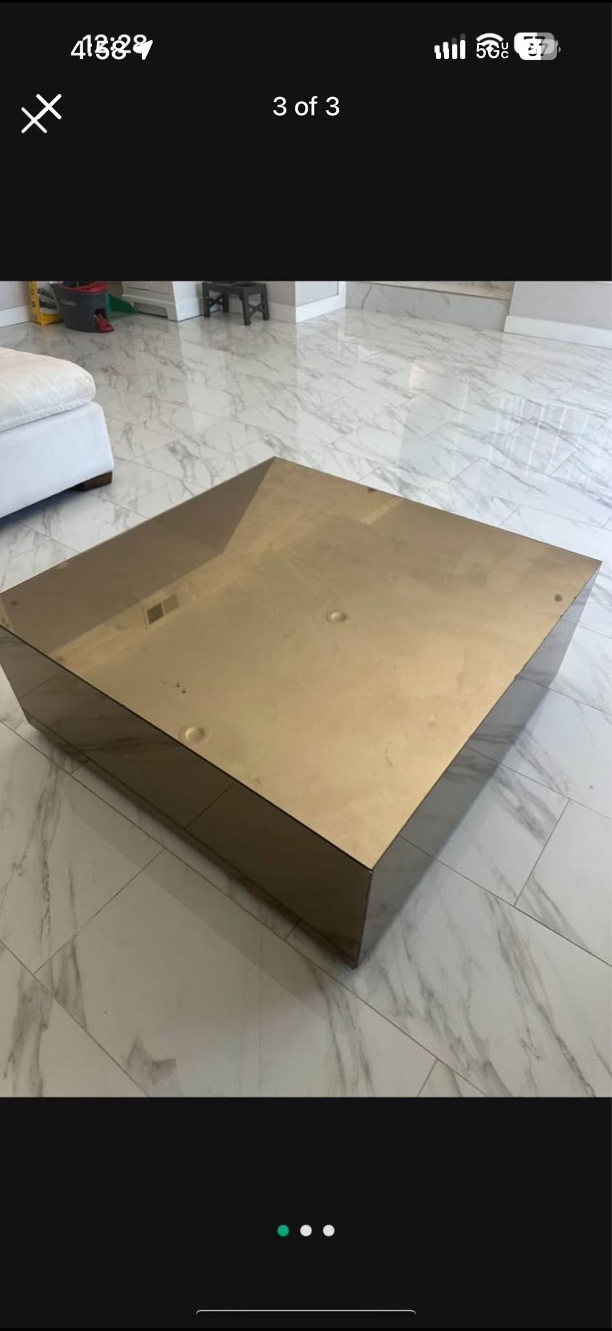 Square Glass Coffee Table