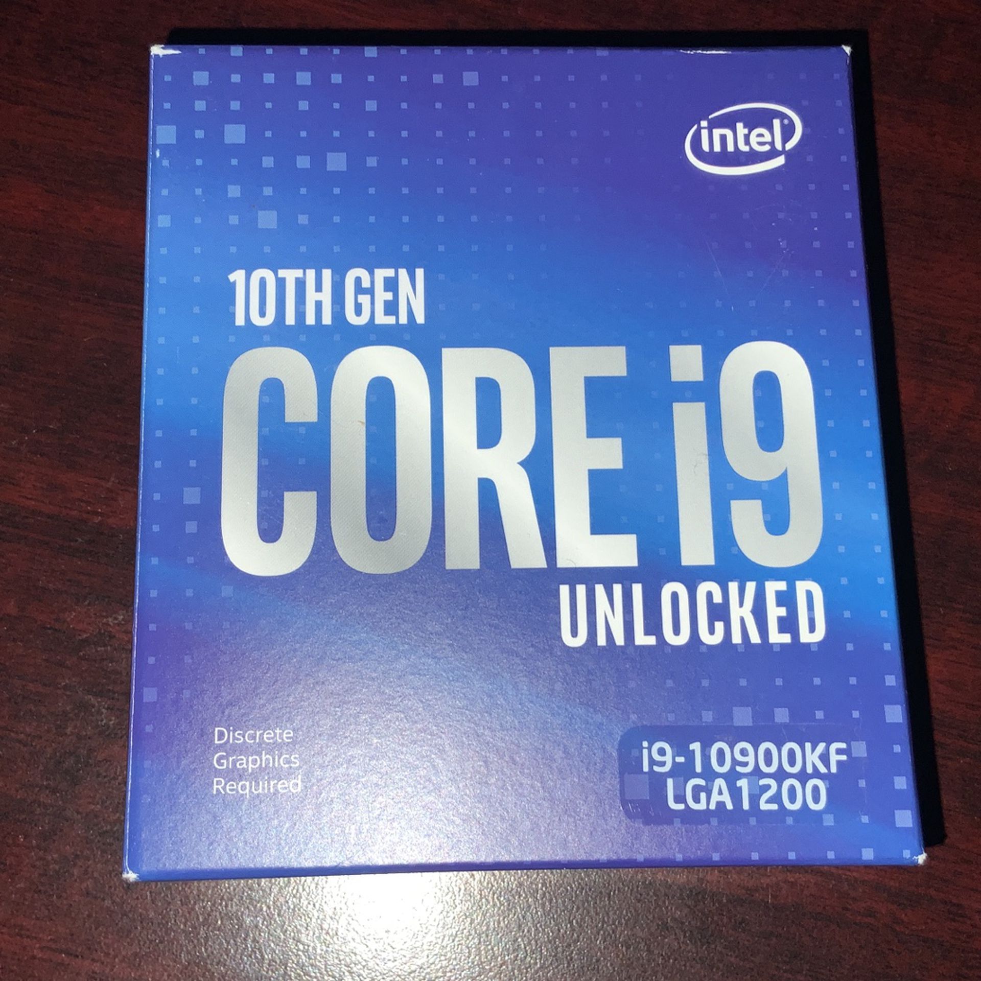 Intel I7-9700k CPU