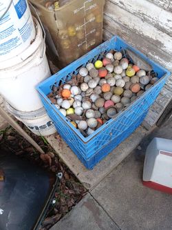 Golf Balls - Buckets And Crates Full