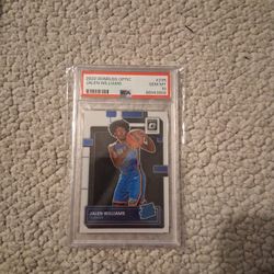 2022-23 Panini Donruss Optic - Rated Rookie Jalen Williams #235 (RC) Psa 10