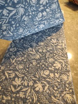 Rachel Ashwell Table Runner Quilted 13 1/2 inches wide X 64 inches length