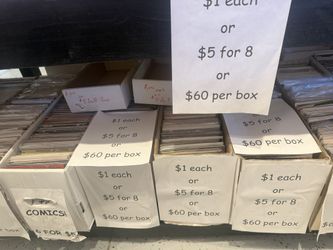 Comics Marvel DC Independent Long & Short Boxes