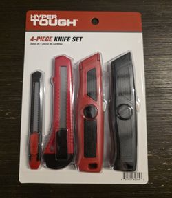 Hyper Tough 4-Piece Knife Set