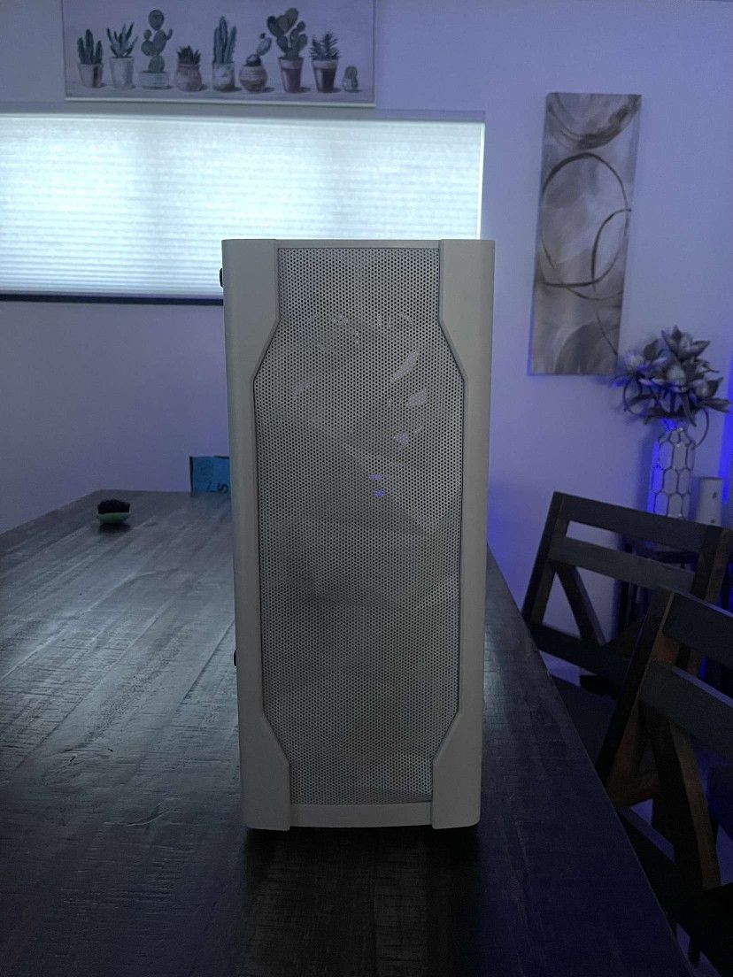 Montech X1 White Mid Tower Pc Case (Case Only)