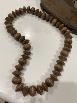 Wood beads