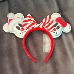 Minnie Mickey Christmas Ears 