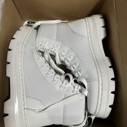 Women’s White Dr Martens 