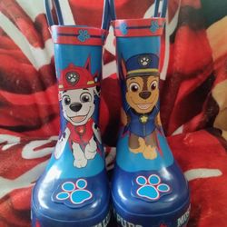 Size 5/6 Paw Patrol Rain Boots