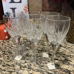 6 Waterford Crystal Glasses