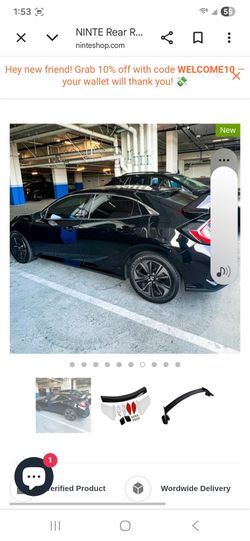 Honda civic hatchback spoiler $120