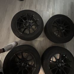 RTX Rims And Tires Set 