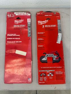 Milwaukee Bandsaw Blades  (5) Total
