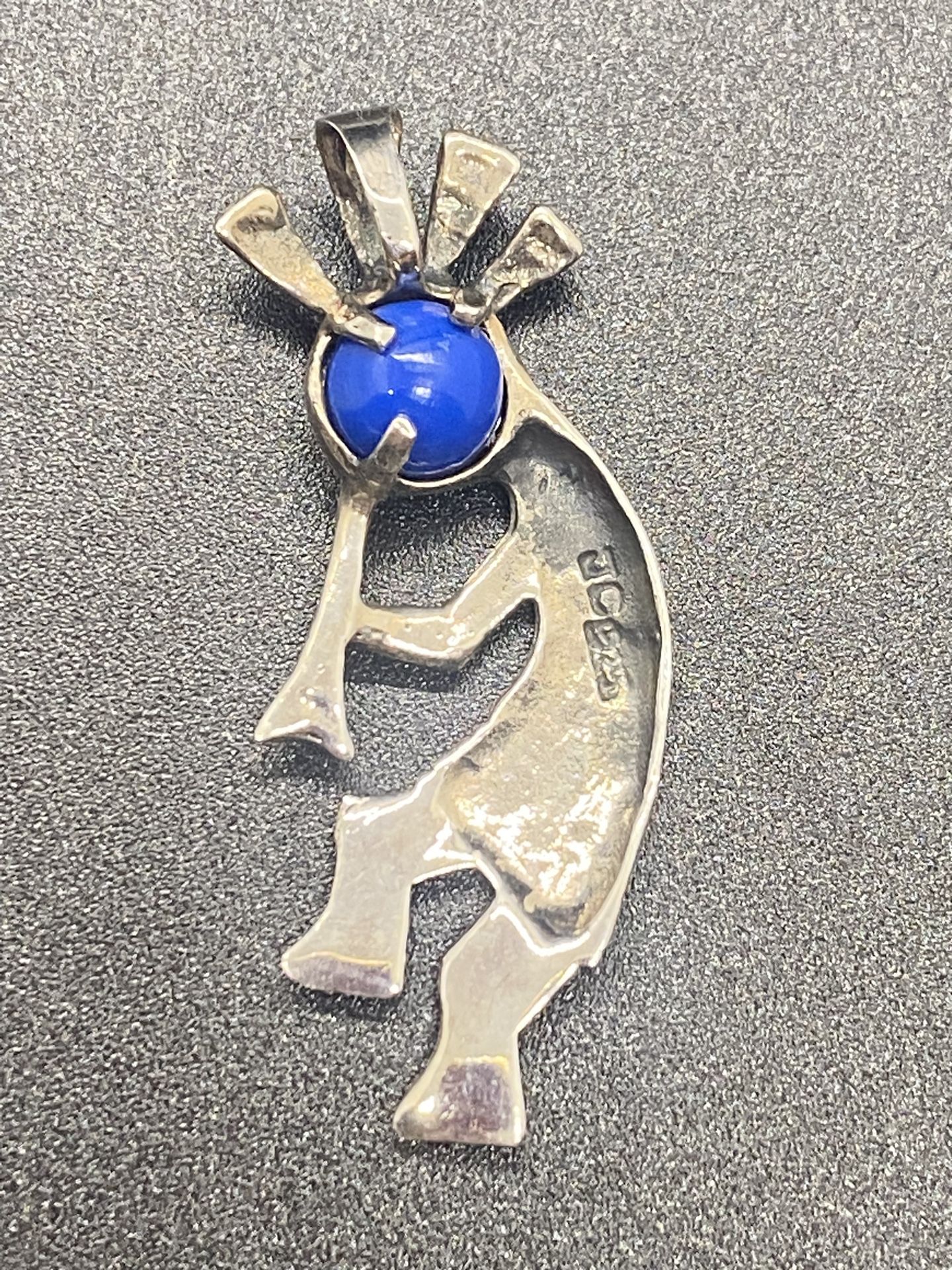 Sterling Kokopelli Pendant