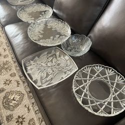 6 Pieces Glass Serving Dishes 