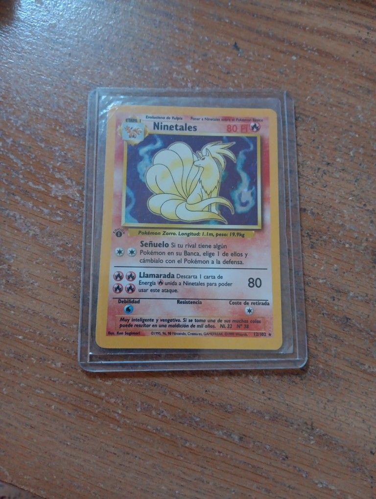 (SPANISH) Ninetales 1st EDITION HOLO SUPER RARE