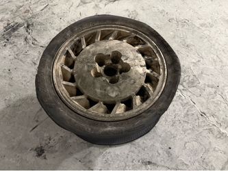 One Nissan 300zx 16-inch aluminum rim  5 on 4.5