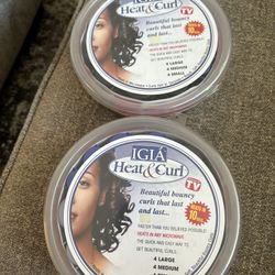 Heat And Curl Rollers-New